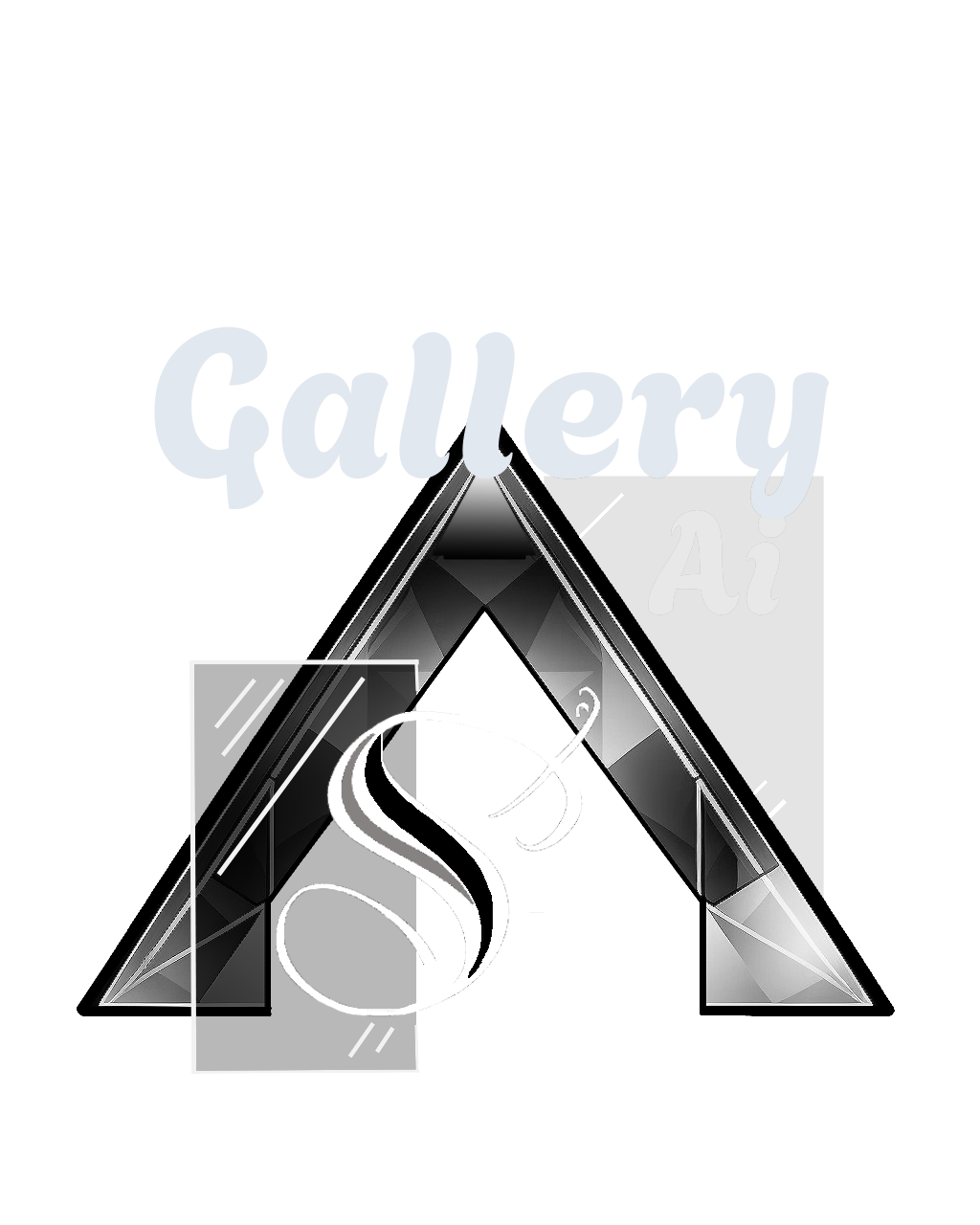 Scar Glass AI Mascot Logo